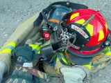 Fire helmet, fire jacket and fire scba mask